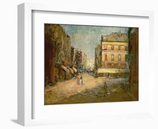 Cafe Des Tribunaux (Magistrates' Cafe), Dieppe-Walter Richard Sickert-Framed Giclee Print