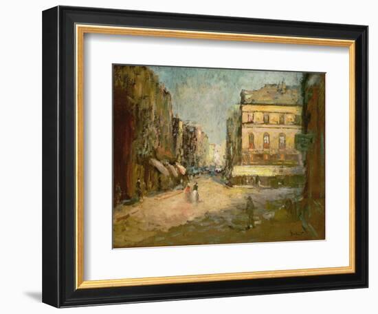 Cafe Des Tribunaux (Magistrates' Cafe), Dieppe-Walter Richard Sickert-Framed Giclee Print