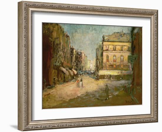 Cafe Des Tribunaux (Magistrates' Cafe), Dieppe-Walter Richard Sickert-Framed Giclee Print