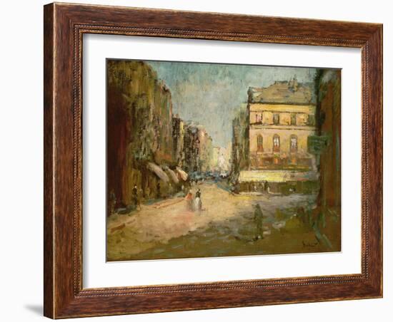 Cafe Des Tribunaux (Magistrates' Cafe), Dieppe-Walter Richard Sickert-Framed Giclee Print