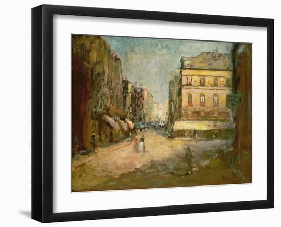 Cafe Des Tribunaux (Magistrates' Cafe), Dieppe-Walter Richard Sickert-Framed Giclee Print