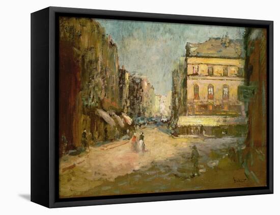 Cafe Des Tribunaux (Magistrates' Cafe), Dieppe-Walter Richard Sickert-Framed Premier Image Canvas