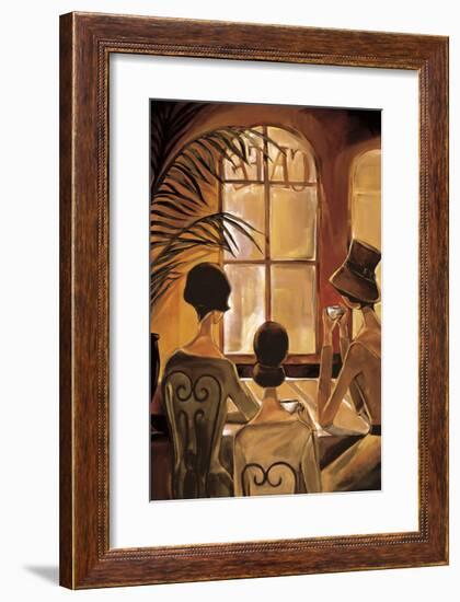 Cafe du Coin-Trish Biddle-Framed Giclee Print