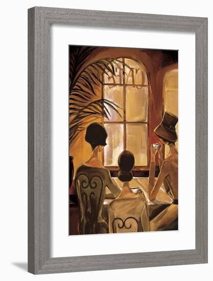 Cafe du Coin-Trish Biddle-Framed Giclee Print