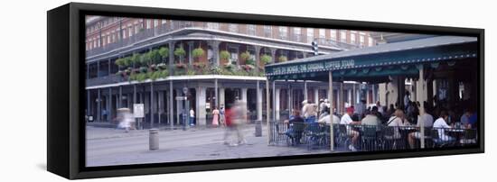 Cafe Du Monde French Quarter New Orleans, LA-null-Framed Premier Image Canvas