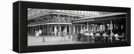 Cafe Du Monde French Quarter New Orleans La-null-Framed Stretched Canvas