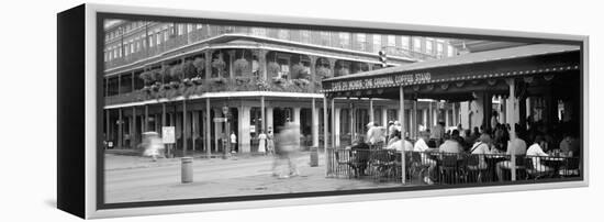 Cafe Du Monde French Quarter New Orleans La-null-Framed Stretched Canvas