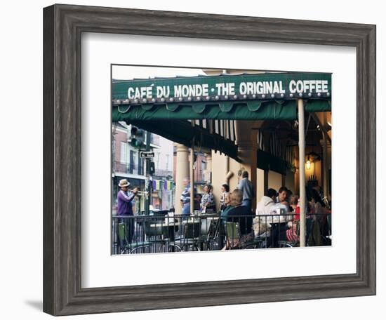 Cafe Du Monde, New Orleans, Louisiana, USA-Charles Bowman-Framed Photographic Print