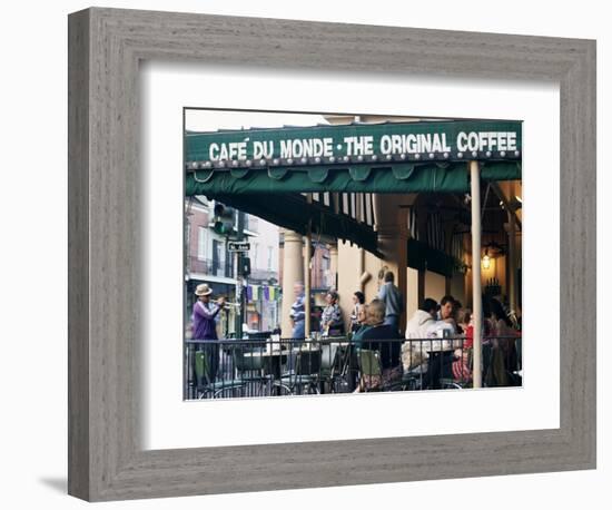 Cafe Du Monde, New Orleans, Louisiana, USA-Charles Bowman-Framed Photographic Print