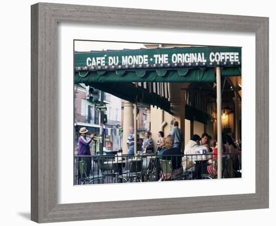 Cafe Du Monde, New Orleans, Louisiana, USA-Charles Bowman-Framed Photographic Print