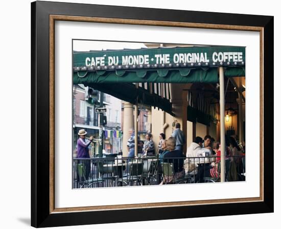 Cafe Du Monde, New Orleans, Louisiana, USA-Charles Bowman-Framed Photographic Print