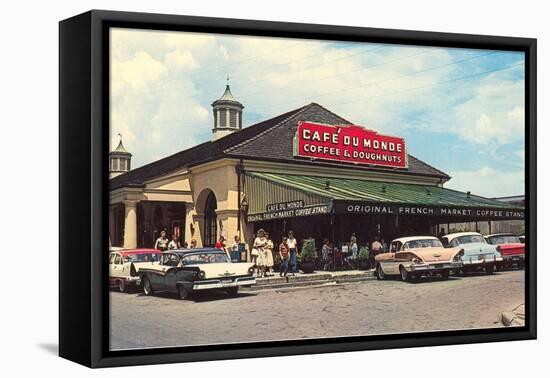 Cafe Du Monde, New Orleans, Louisiana-null-Framed Stretched Canvas