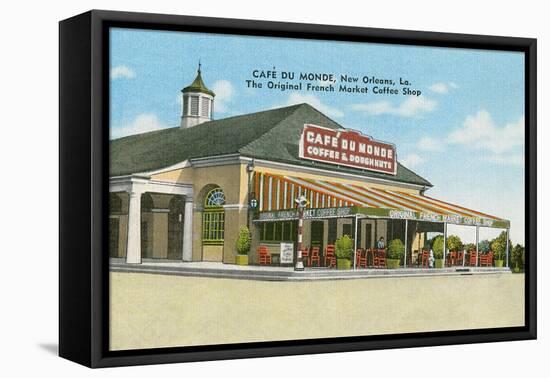 Cafe Du Monde, New Orleans, Louisiana-null-Framed Stretched Canvas