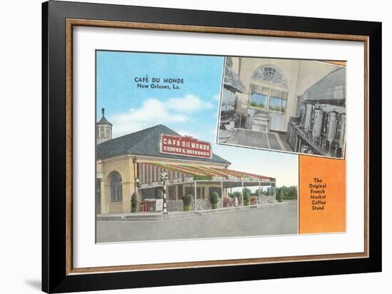 Cafe du Monde, New Orleans, Louisiana-null-Framed Art Print