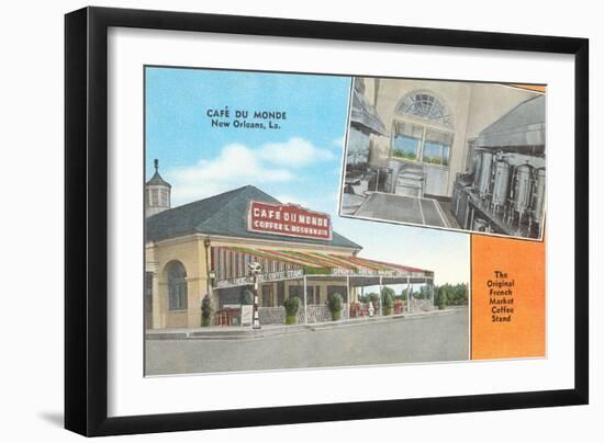 Cafe du Monde, New Orleans, Louisiana-null-Framed Art Print