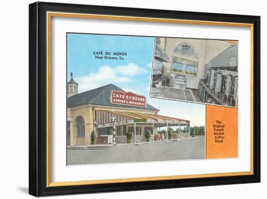 Cafe du Monde, New Orleans, Louisiana-null-Framed Art Print