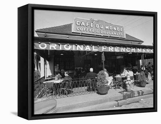 Cafe Du Monde-null-Framed Premier Image Canvas