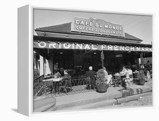 Cafe Du Monde-null-Framed Premier Image Canvas