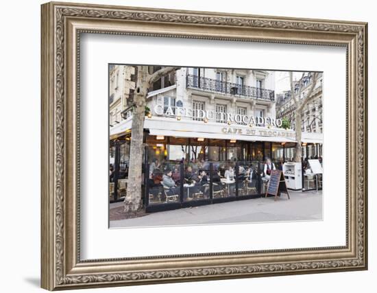 Cafe Du Trocadero, Trocadero, Paris, Ile De France, France, Europe-Markus Lange-Framed Photographic Print