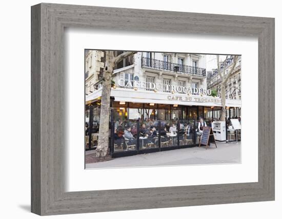 Cafe Du Trocadero, Trocadero, Paris, Ile De France, France, Europe-Markus Lange-Framed Photographic Print