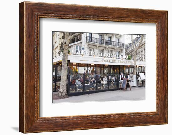 Cafe Du Trocadero, Trocadero, Paris, Ile De France, France, Europe-Markus Lange-Framed Photographic Print