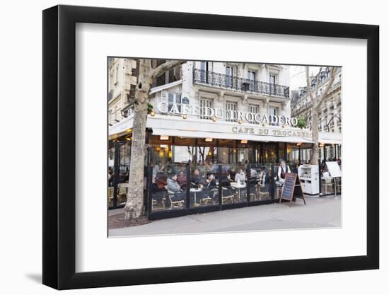 Cafe Du Trocadero, Trocadero, Paris, Ile De France, France, Europe-Markus Lange-Framed Photographic Print