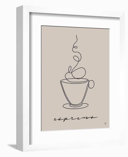 Cafe Espresso-Sarah Adams-Framed Art Print