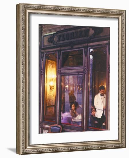 Cafe Florian, St. Mark's Square, Venice, Veneto, Italy-Bruno Barbier-Framed Photographic Print