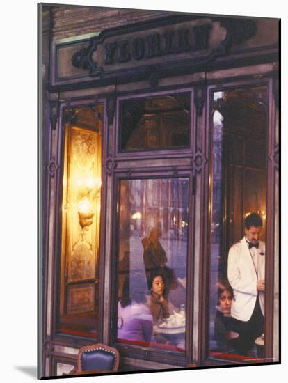 Cafe Florian, St. Mark's Square, Venice, Veneto, Italy-Bruno Barbier-Mounted Photographic Print