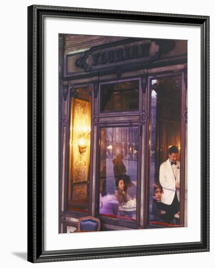 Cafe Florian, St. Mark's Square, Venice, Veneto, Italy-Bruno Barbier-Framed Photographic Print