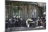 Cafe in Esplanadi Park, Helsinki, Finland, 2011-Sheldon Marshall-Mounted Photographic Print