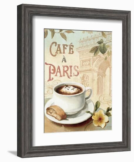 Cafe in Europe I-Lisa Audit-Framed Art Print