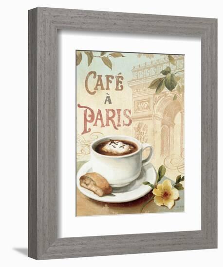 Cafe in Europe I-Lisa Audit-Framed Art Print