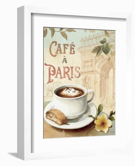 Cafe in Europe I-Lisa Audit-Framed Art Print