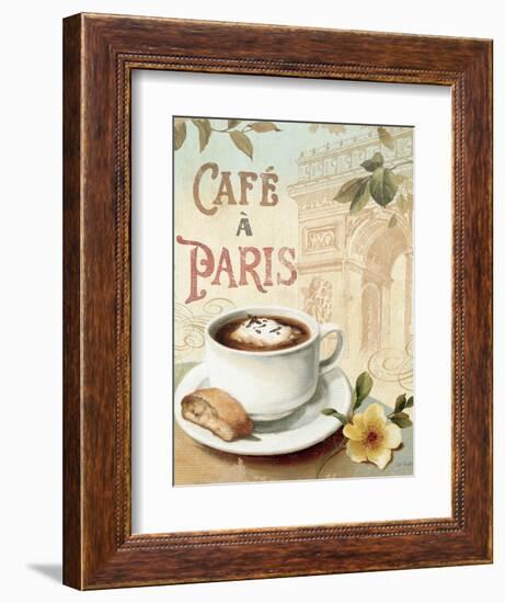 Cafe in Europe I-Lisa Audit-Framed Premium Giclee Print