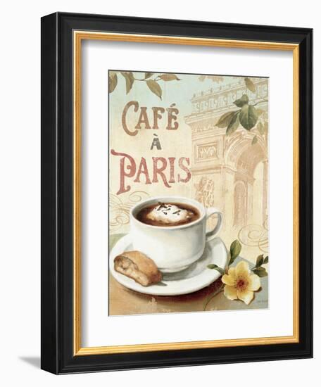 Cafe in Europe I-Lisa Audit-Framed Premium Giclee Print