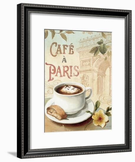 Cafe in Europe I-Lisa Audit-Framed Premium Giclee Print