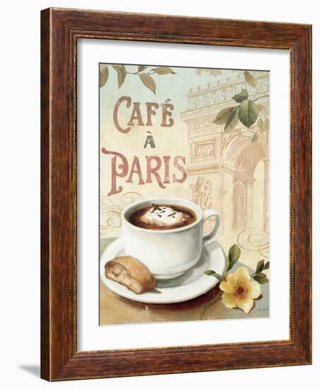 Cafe in Europe I-Lisa Audit-Framed Premium Giclee Print