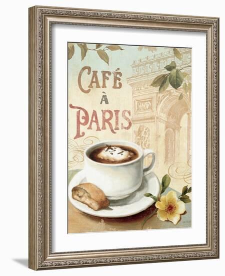 Cafe in Europe I-Lisa Audit-Framed Art Print