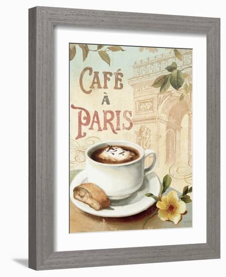 Cafe in Europe I-Lisa Audit-Framed Art Print