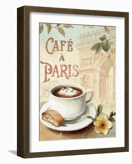 Cafe in Europe I-Lisa Audit-Framed Art Print