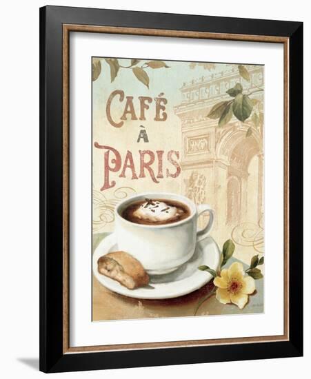 Cafe in Europe I-Lisa Audit-Framed Art Print