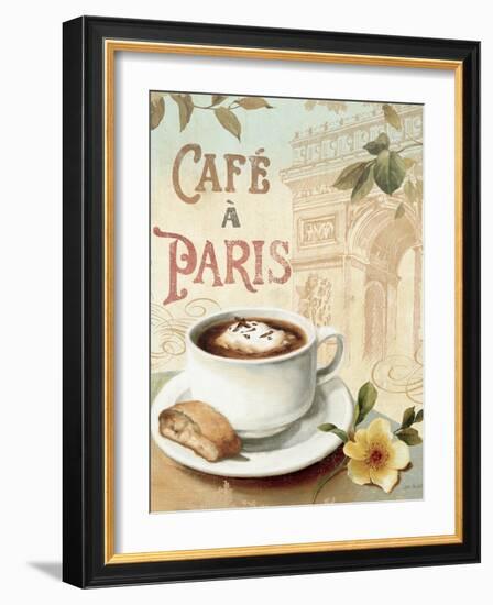 Cafe in Europe I-Lisa Audit-Framed Art Print