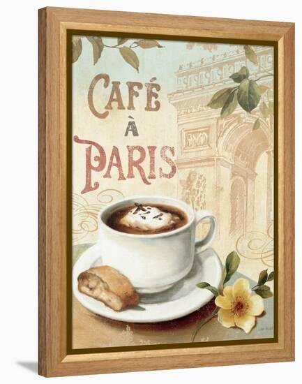 Cafe in Europe I-Lisa Audit-Framed Stretched Canvas