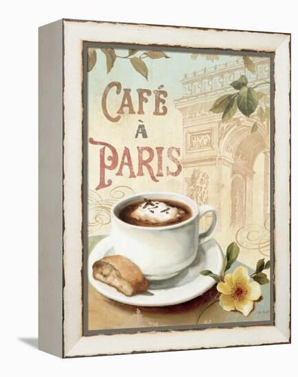 Cafe in Europe I-Lisa Audit-Framed Stretched Canvas