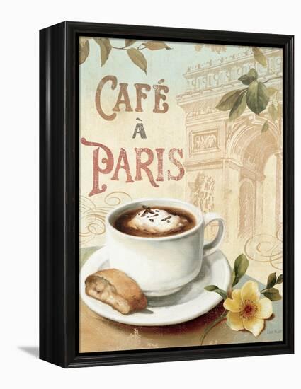 Cafe in Europe I-Lisa Audit-Framed Stretched Canvas