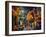 Cafe in the Old City-Leonid Afremov-Framed Art Print