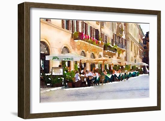 Cafe Italia-Emily Navas-Framed Art Print