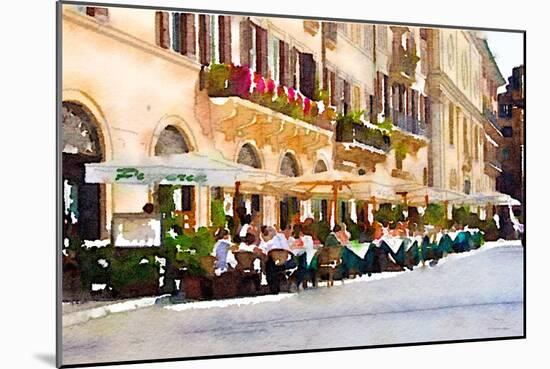 Cafe Italia-Emily Navas-Mounted Art Print