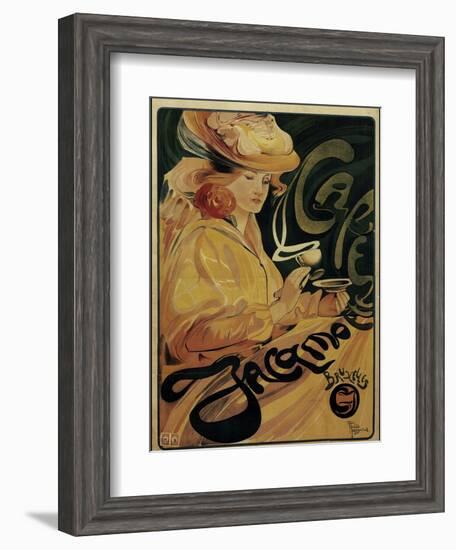 Cafe Jacqmotte-null-Framed Giclee Print